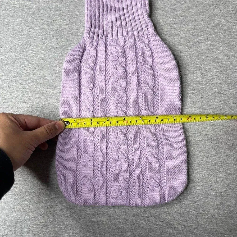 Hot Water Bottle Bag Compress Knitted Sweater Protective Cover